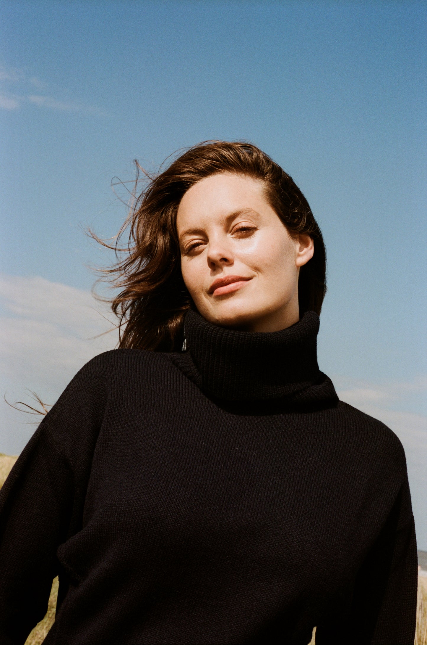 Thick, Premium Wool & Cashmere Roll Neck Jumper