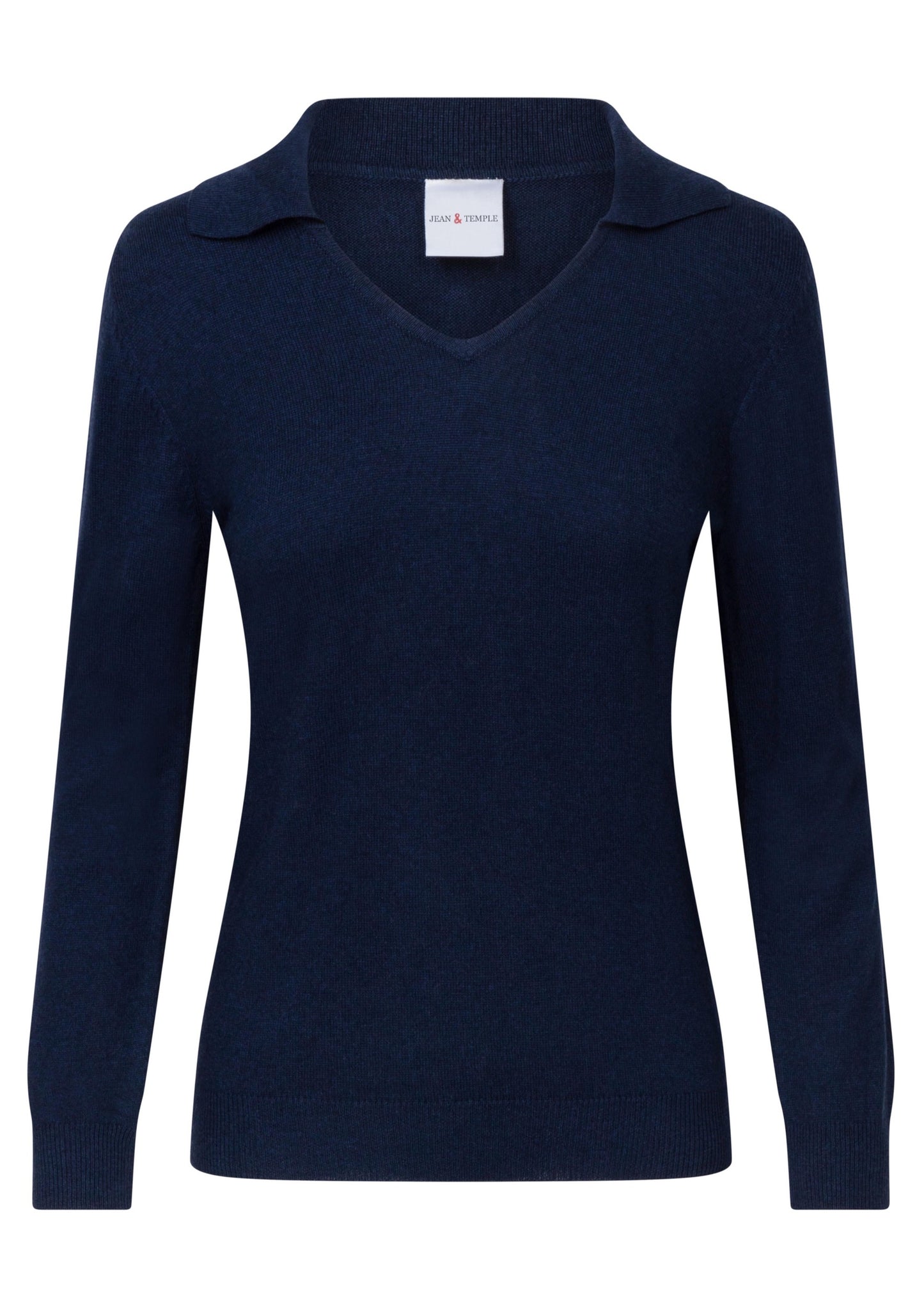 Silk & Cashmere Polo Jumper