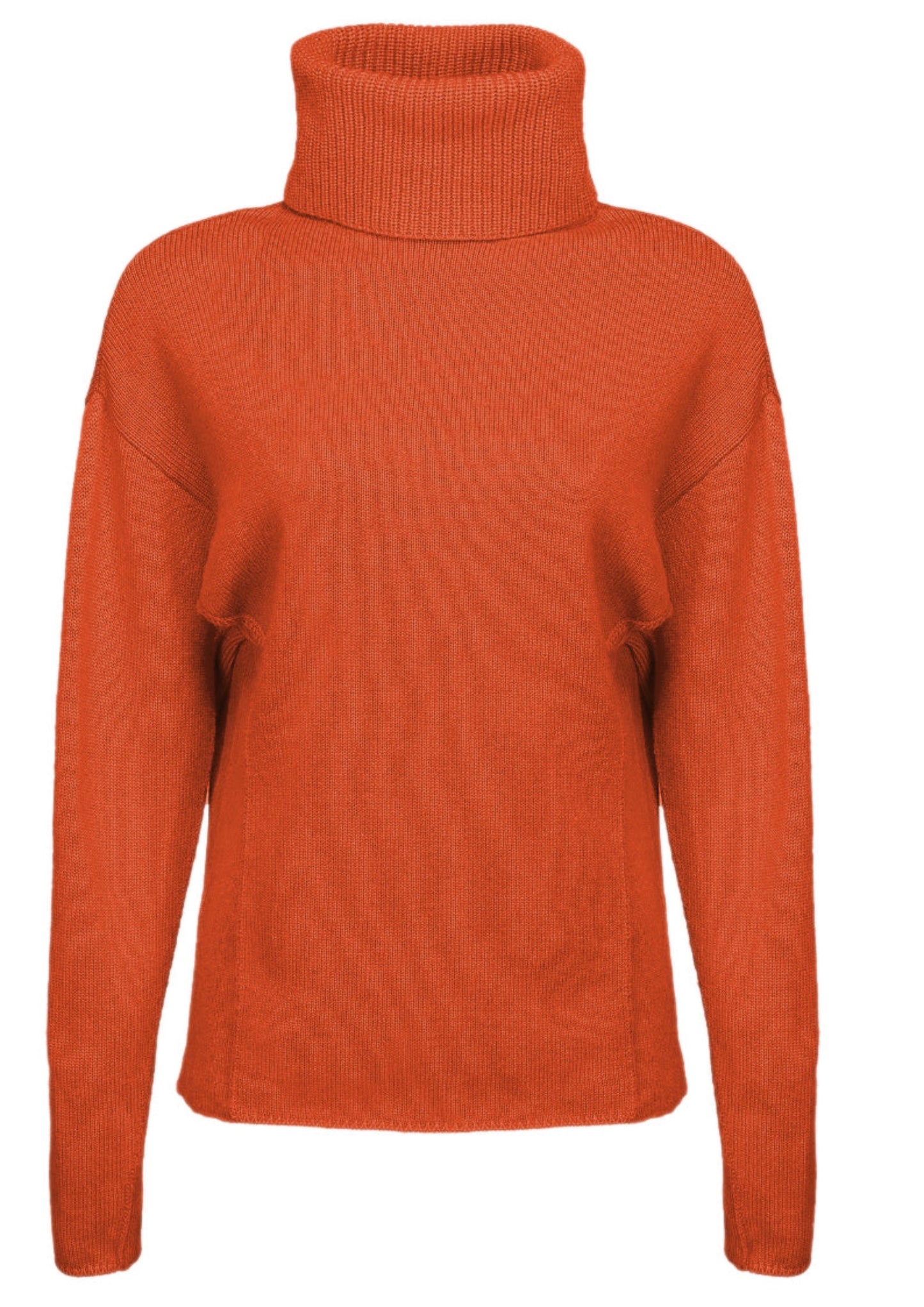 Thick, Premium Wool & Cashmere Roll Neck Jumper