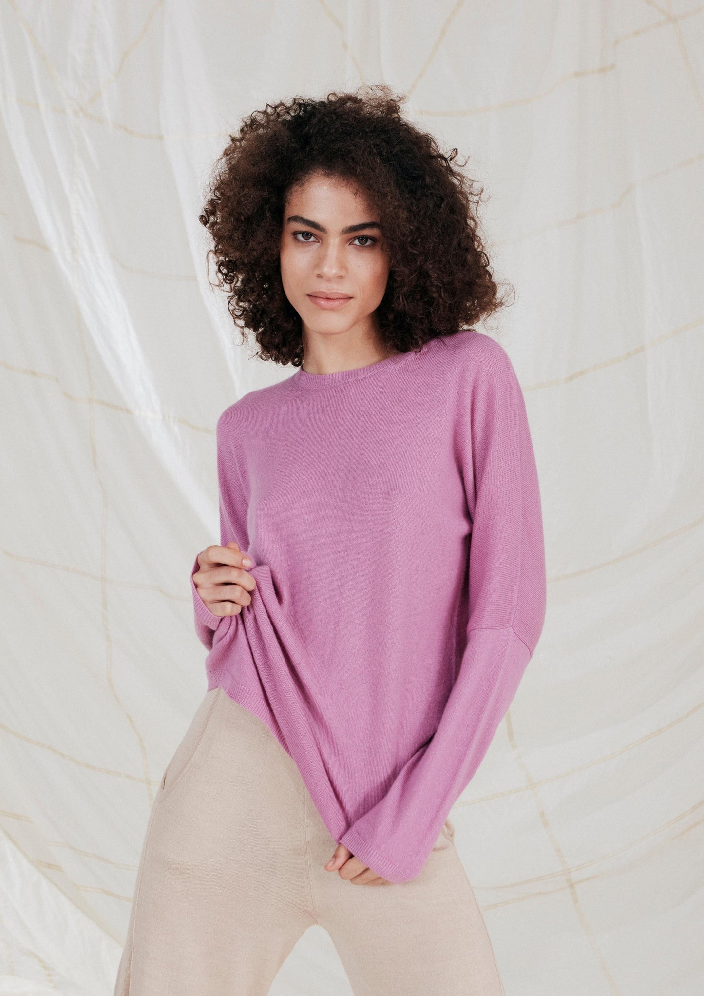 Round Neck Wool & Cashmere Jumper