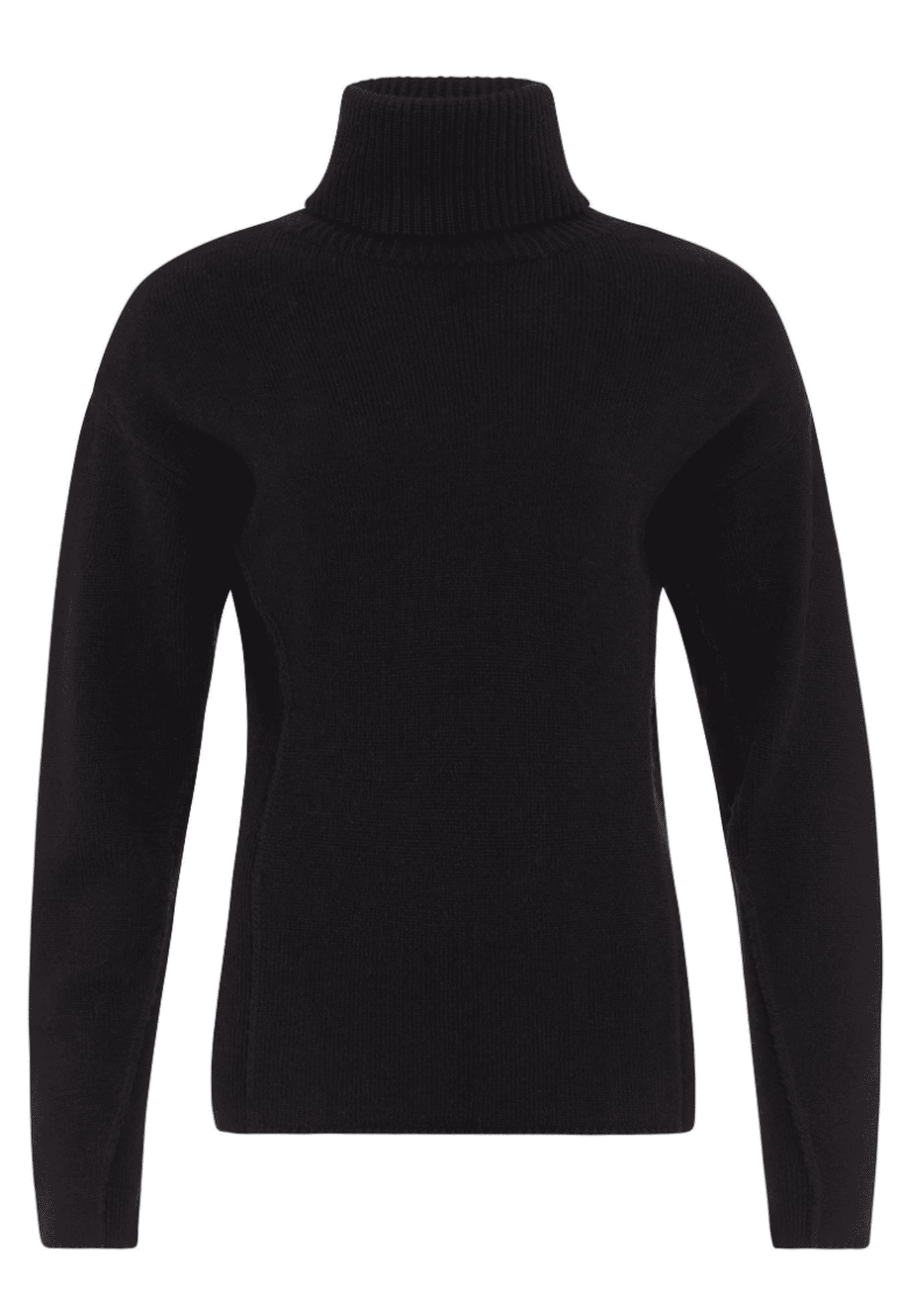 Thick, Premium Wool & Cashmere Roll Neck Jumper