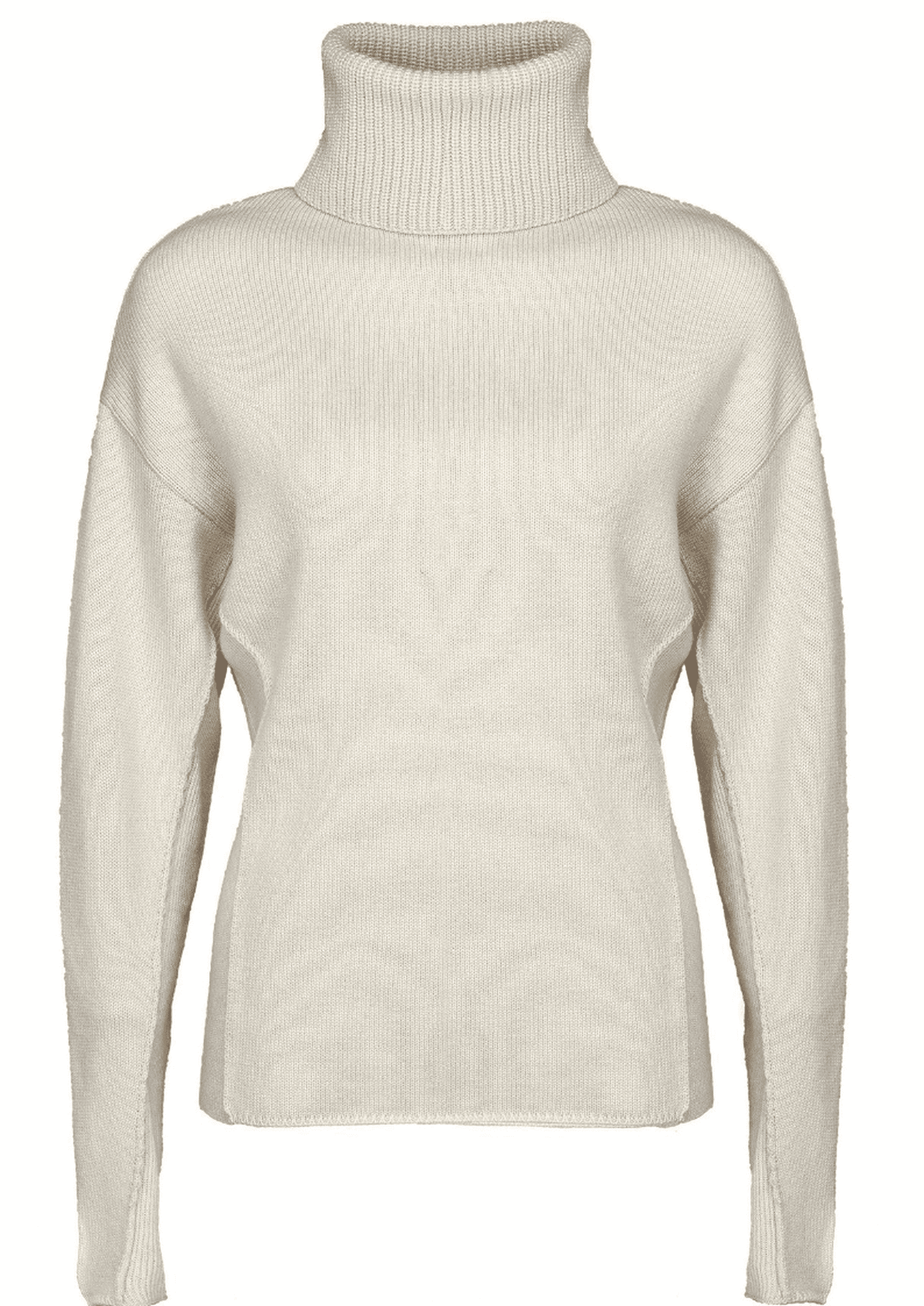 Thick, Premium Wool & Cashmere Roll Neck Jumper