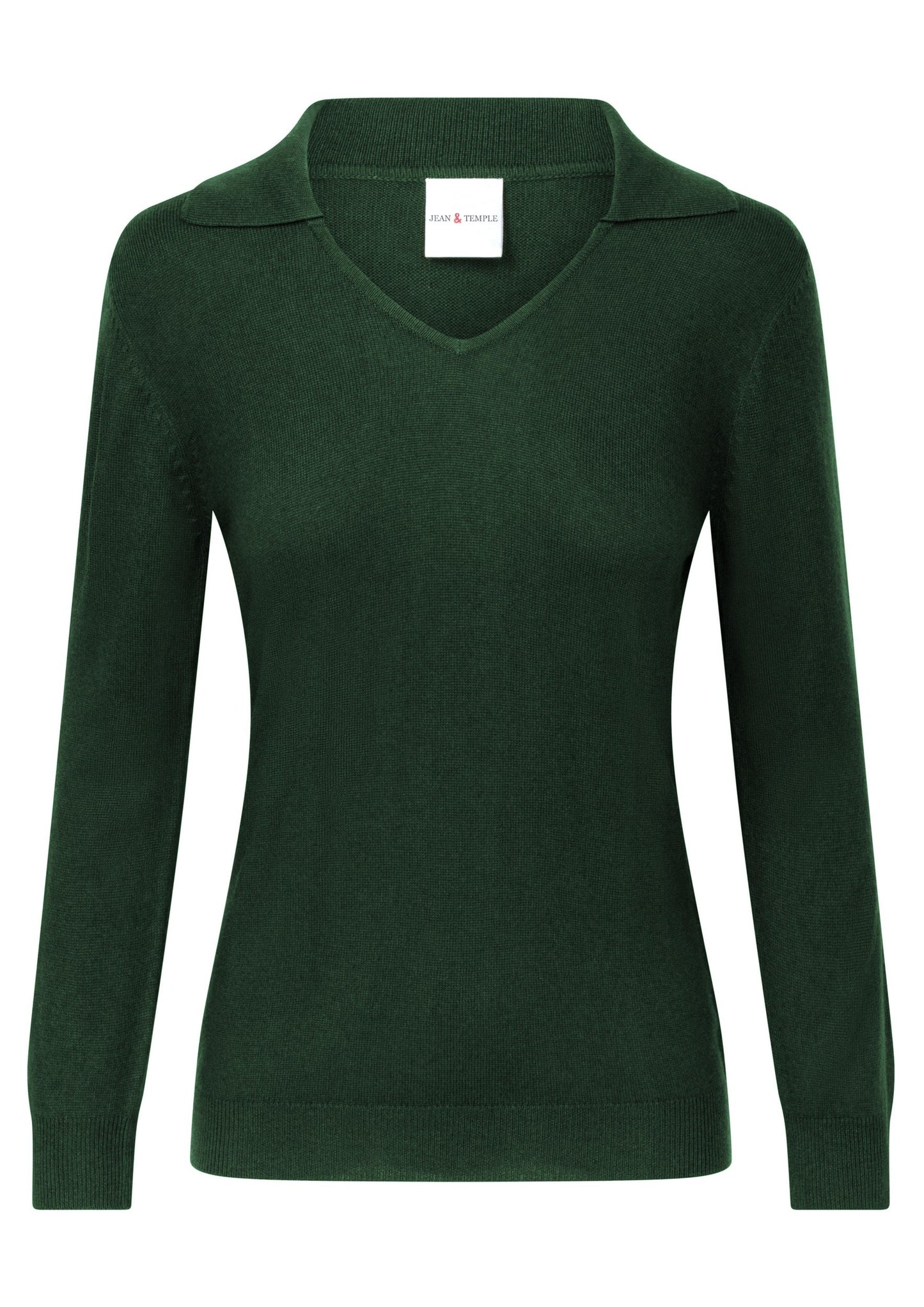 Silk & Cashmere Polo Jumper