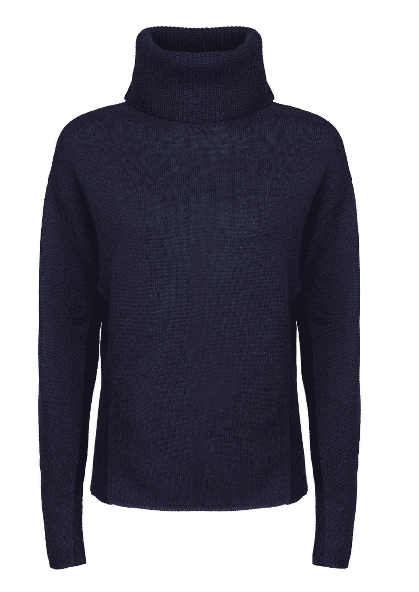 Thick, Premium Wool & Cashmere Roll Neck Jumper