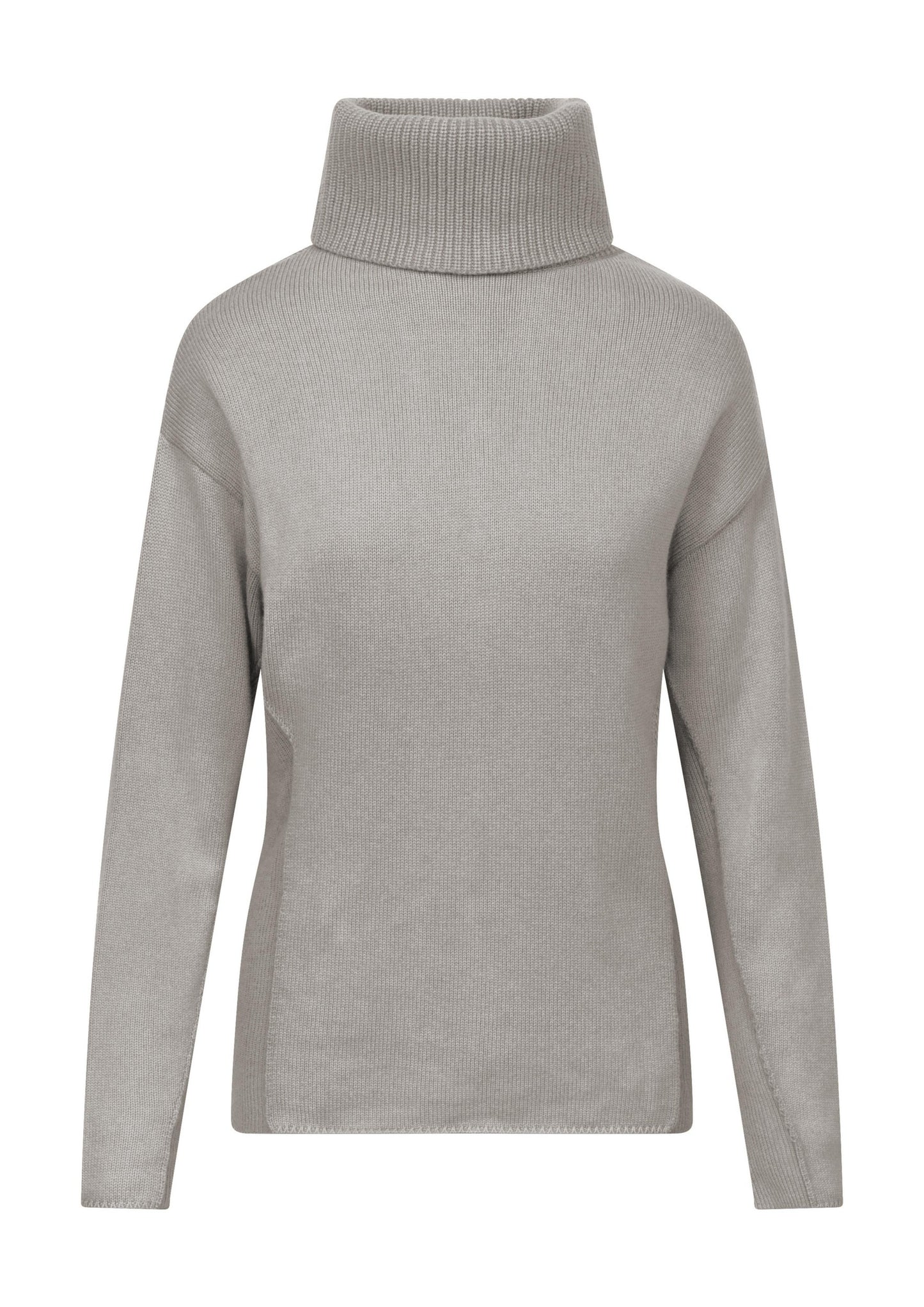 Thick, Premium Wool & Cashmere Roll Neck Jumper