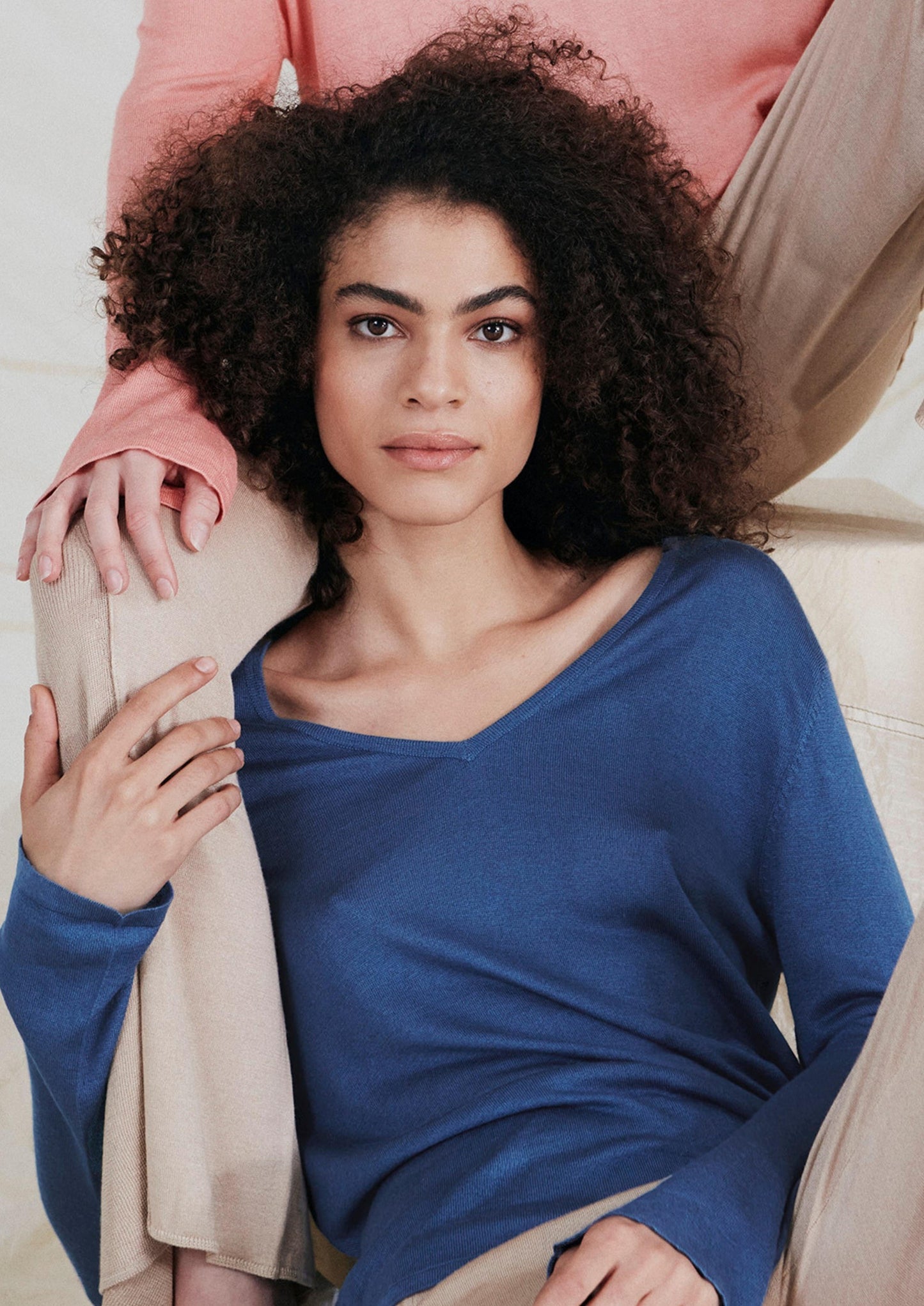 Long Sleeve Silk & Cashmere T-shirt